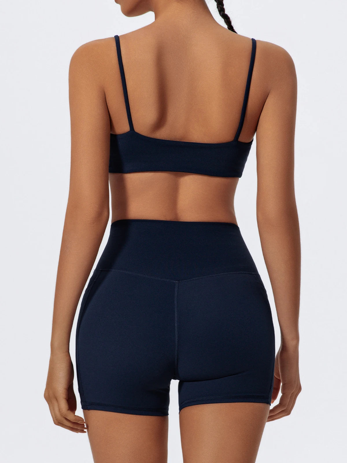Hearuisavy Women Summer High Waist Shorts with Pockets/Quick Dry Yoga Cycling Gym Workout Sports Bottoms