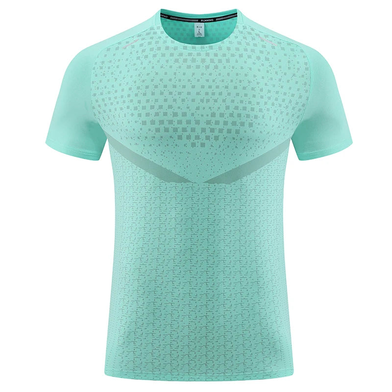 3D Print Gym Shirts Fashion Running Casual Outdoor Jogging/Breathable Workout Short Sleeves Quick Dry Training New Tee
