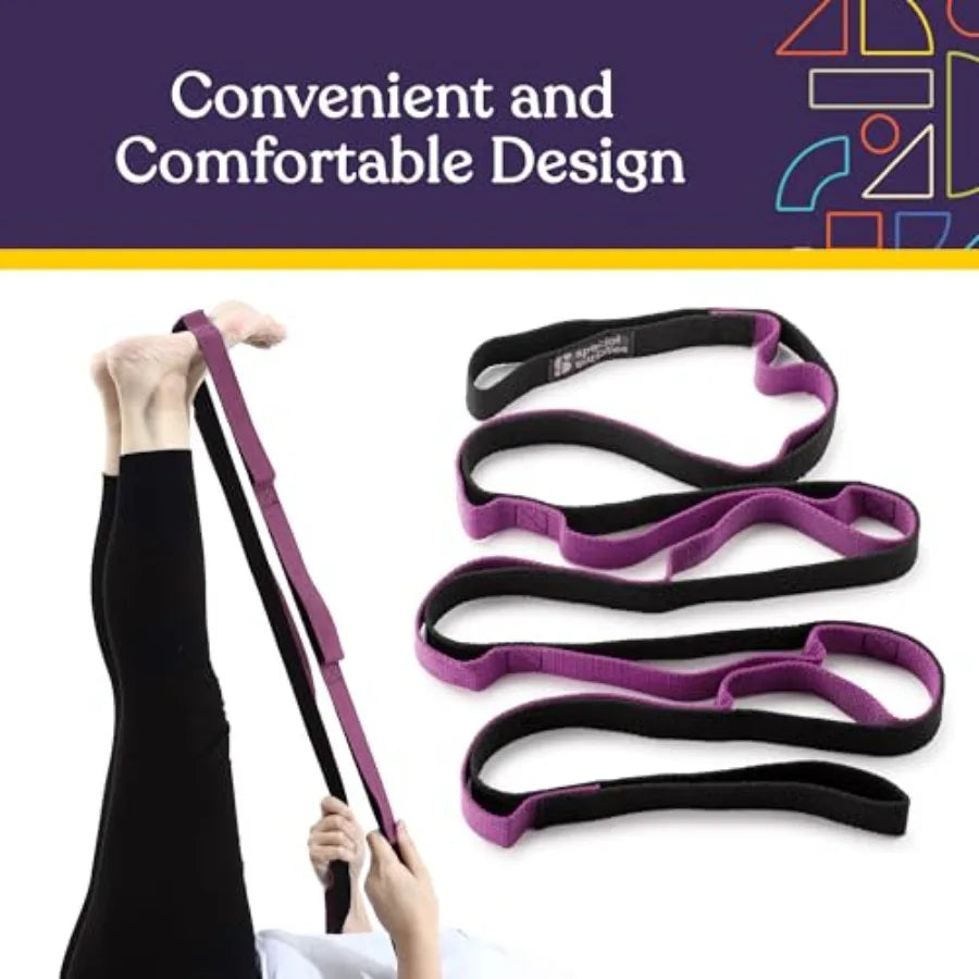 Yoga Strap for Stretching Stability Training Fitness Flexibility/Physical Therapy Home Workout Equipment Strength Training