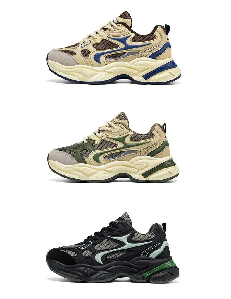 New Style Heightening Casual Thick Bottom Anti-Slip Wear-Resistant/Lightweight Men's Sport Shoes Comfortable Spring