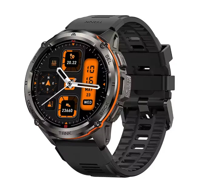 Original KOSPET TANK T3 Ultra GPS Smart Watch for Men Rugged Smartwatch/470mAh Fitness AMOLED Bluetooth Electronic Watches