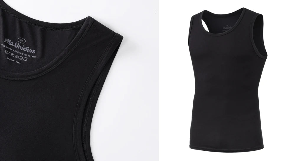 3Pcs/Pack Solid Color Men's Tank Top Sleeveless Undershirts/Men Vest Gym T-Shirt High Quality Bamboo Fiber Man Singlets Sports