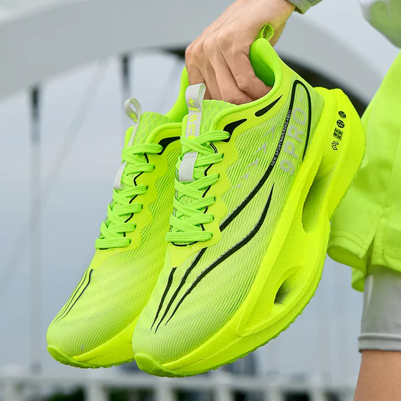 Men Running Shoes Cushion Stable Lightweight Sport Shoes Mesh Breathable/Casual Sneakers Women Non-slip Outdoor Athletic Shoes