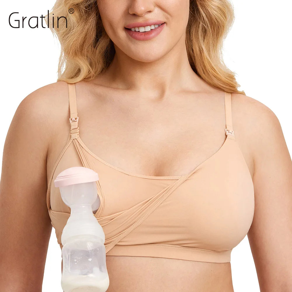 Hands Free Pumping Bra Breastfeeding Maternity/All-in-One Wireless Moving Pad