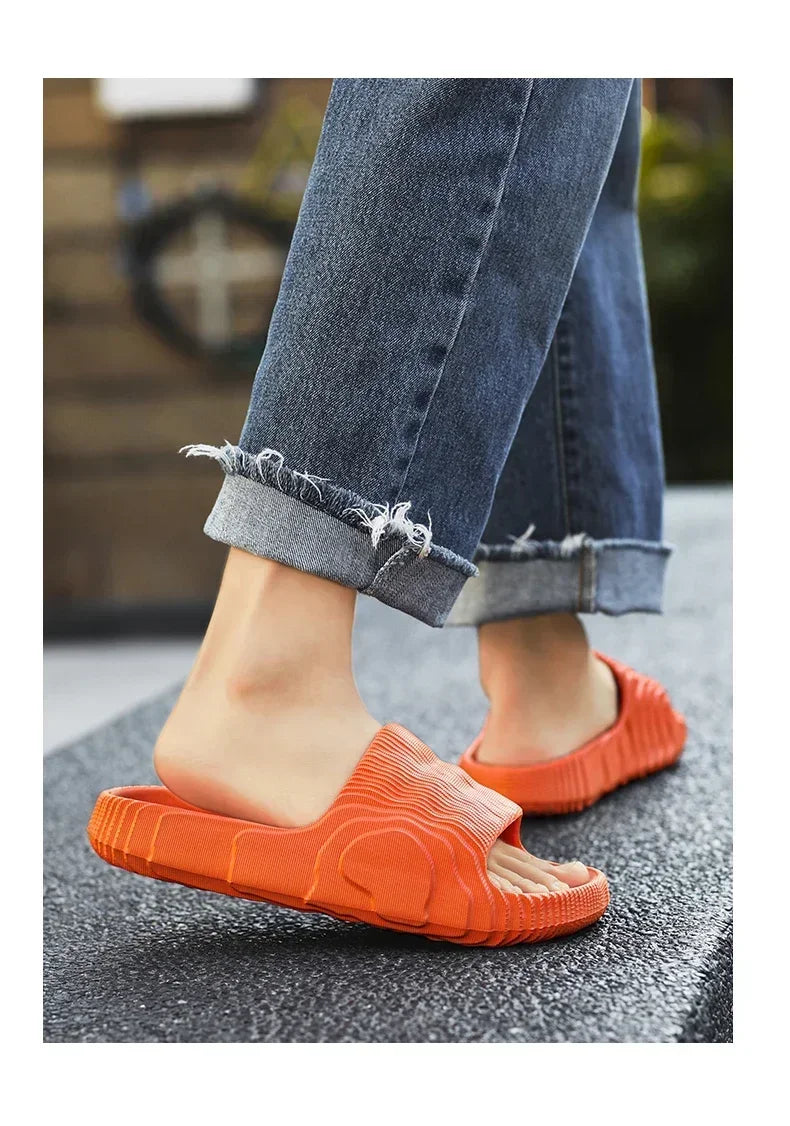Luxury Man Sandal for Men Brand Men's Shoes White Sandals Flat/Men's Soft Sandal Summer Shoes Sale Slippers