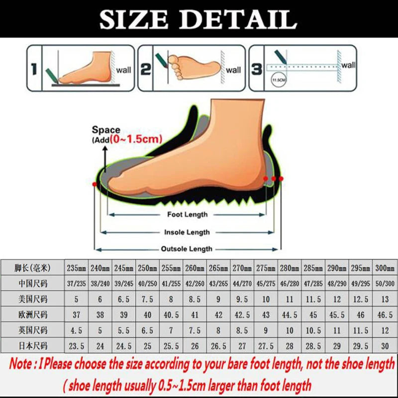 2024 Men's Hiking Shoes Waterproof Outdoor Non-slip/Breathable Mountain Sports Shoes Climbing Men Sneaker