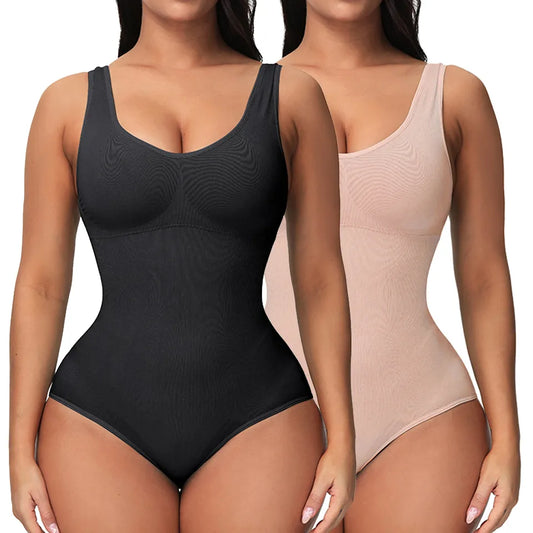 Shapewear Corset Bodysuit for Women/Tummy Control Shapewear V-Neck Slimming Tank Tops