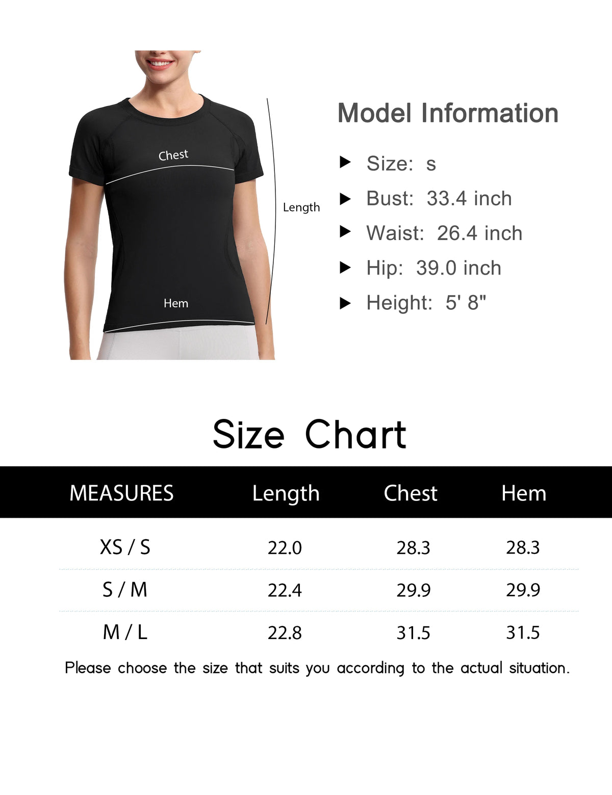 THE GYM PEOPLE Women's Seamless Workout T-Shirts/Short Sleeve Slim Fit Shirts Breathable Running Tee Tops