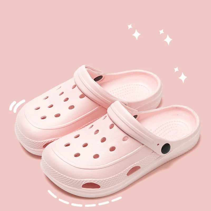 Women Home Slippers Sandals Summer Garden Clogs Shoes Beach Slipper Outdoor Waterproof Soft Slides Casual Anti Slip