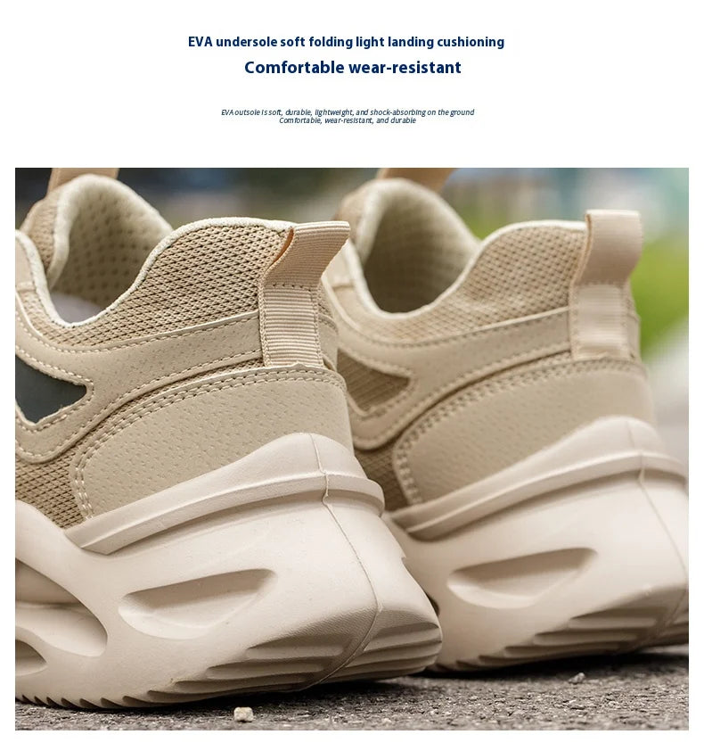 Soft Anti smashing Anti-Puncture Protective Safety Shoes For Men/Work Shoes Lightweight Breathable Work Safety Sneakers