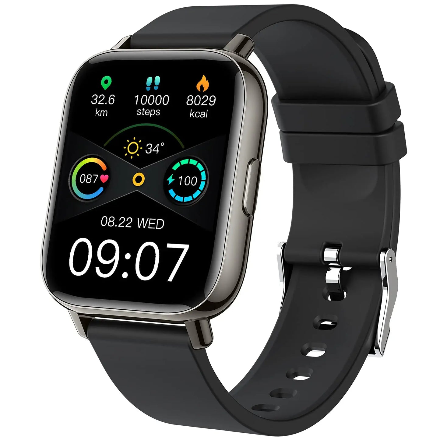 Smart Watch, Fitness Tracker Watch for Men Women/1.69'' Touch Smartwatch Fitness Watch with Pedometer Sleep Monitor.