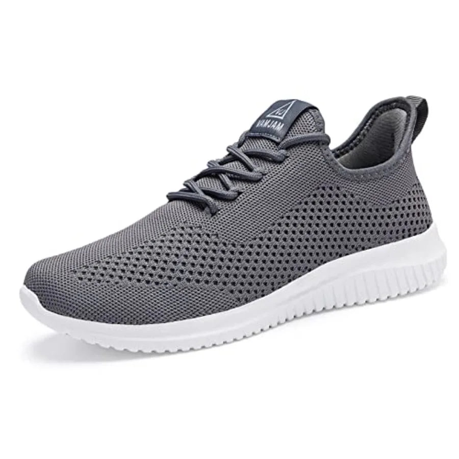 VAMJAM Men's Running Shoes Ultra Lightweight Breathable Walking Shoes/Non Slip Athletic Fashion Sneakers Mesh Workout Shoes