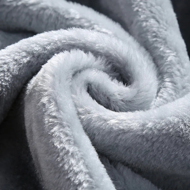 Winter Jacket Men Warm Coat Thick Fleece Male Zipper Hooded Jackets/Casual Hooded Sportswear Outerwear Long Sleeves Sports