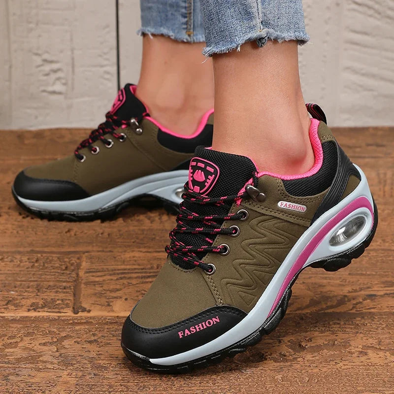 New Vulcanized Women's Shoes Fashionable Luxurious Design Breathable/Platform Shoes Comfortable Outdoor Hiking Women's Sneakers