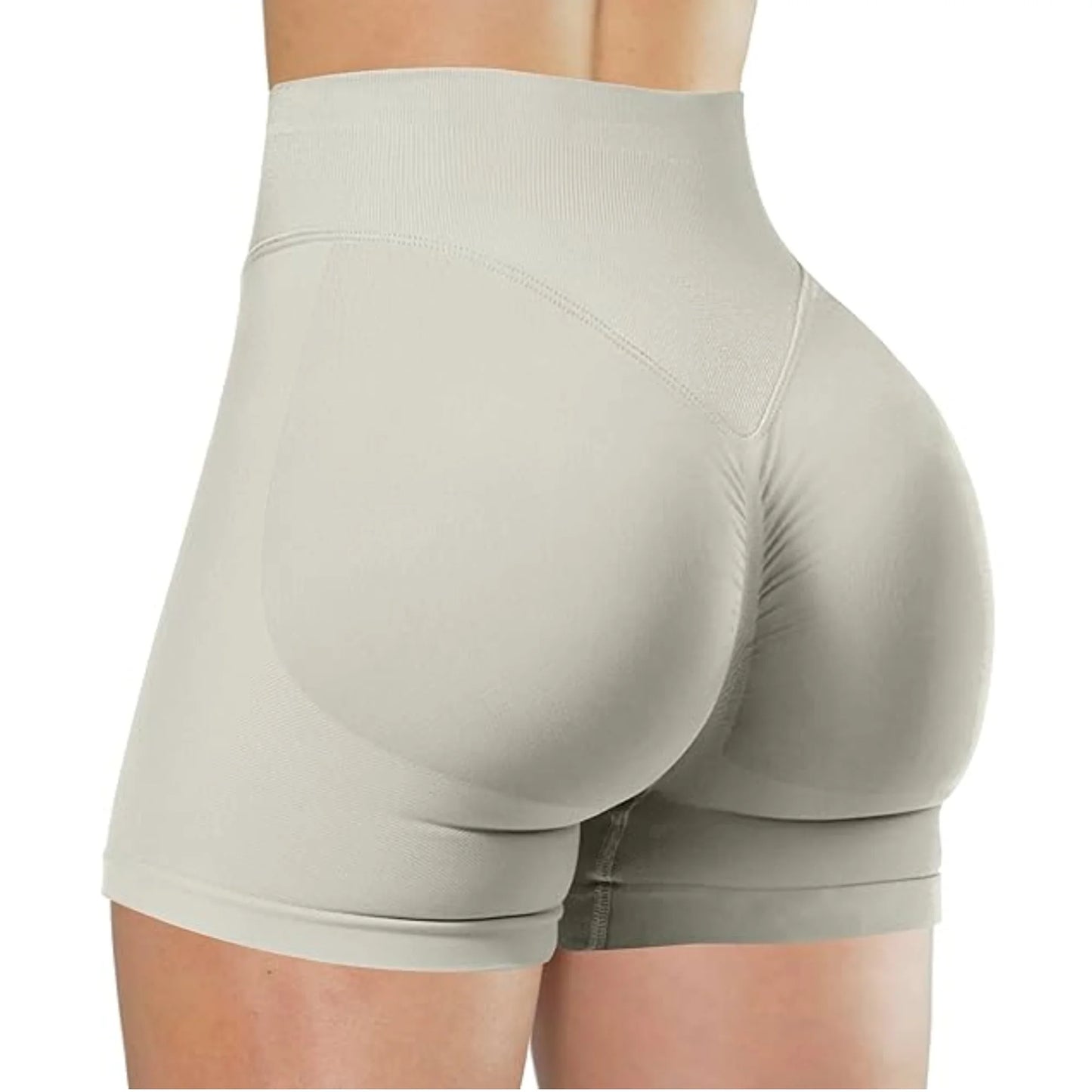 Summer High Waisted Yoga Shorts Fashionable/and Sexy Running Fitness Pants Solid Color Yoga Leggings
