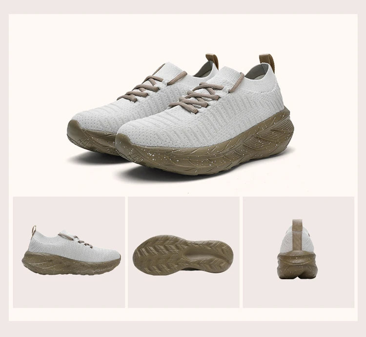 Breathable Men Casual Shoes Lightweight Male Vulcanized Shoes/Outdoor Platform Men's Loafers Soft Mesh Flats Non-slip Sneakers