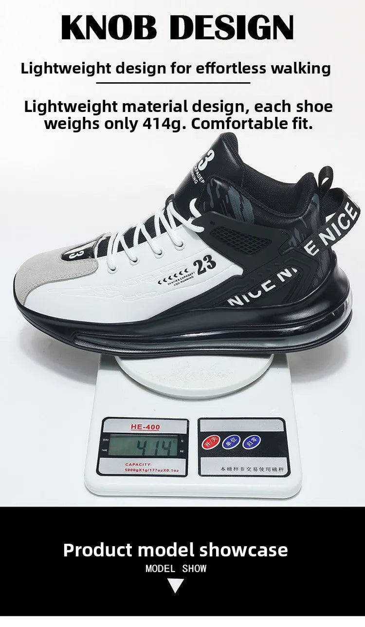 Men's Running Shoes Casual Sneakers New Spring Anti-shock/Air Cushion Sport Shoes Thick Bottom Anti-slip Running Shoes