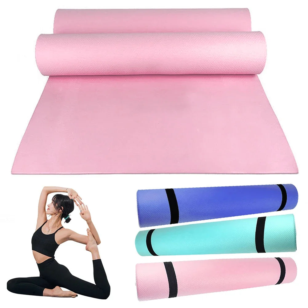 Yoga Mat Sports Fitness Mat EVA Thick Yoga Mat Wide Comfort Foam/Yoga Matt for Exercise Yoga Pilates Gym Workout Mat