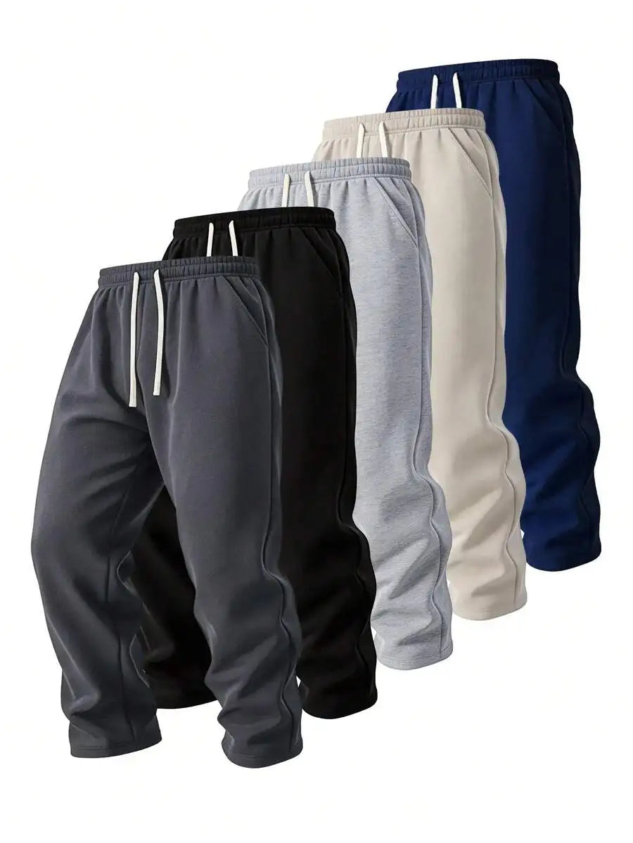 Men's Casual Loose-Fitting Sweatpants With A Drawstring Waist/To Fit Various Waist Sizes. Small, Practical Side And Back