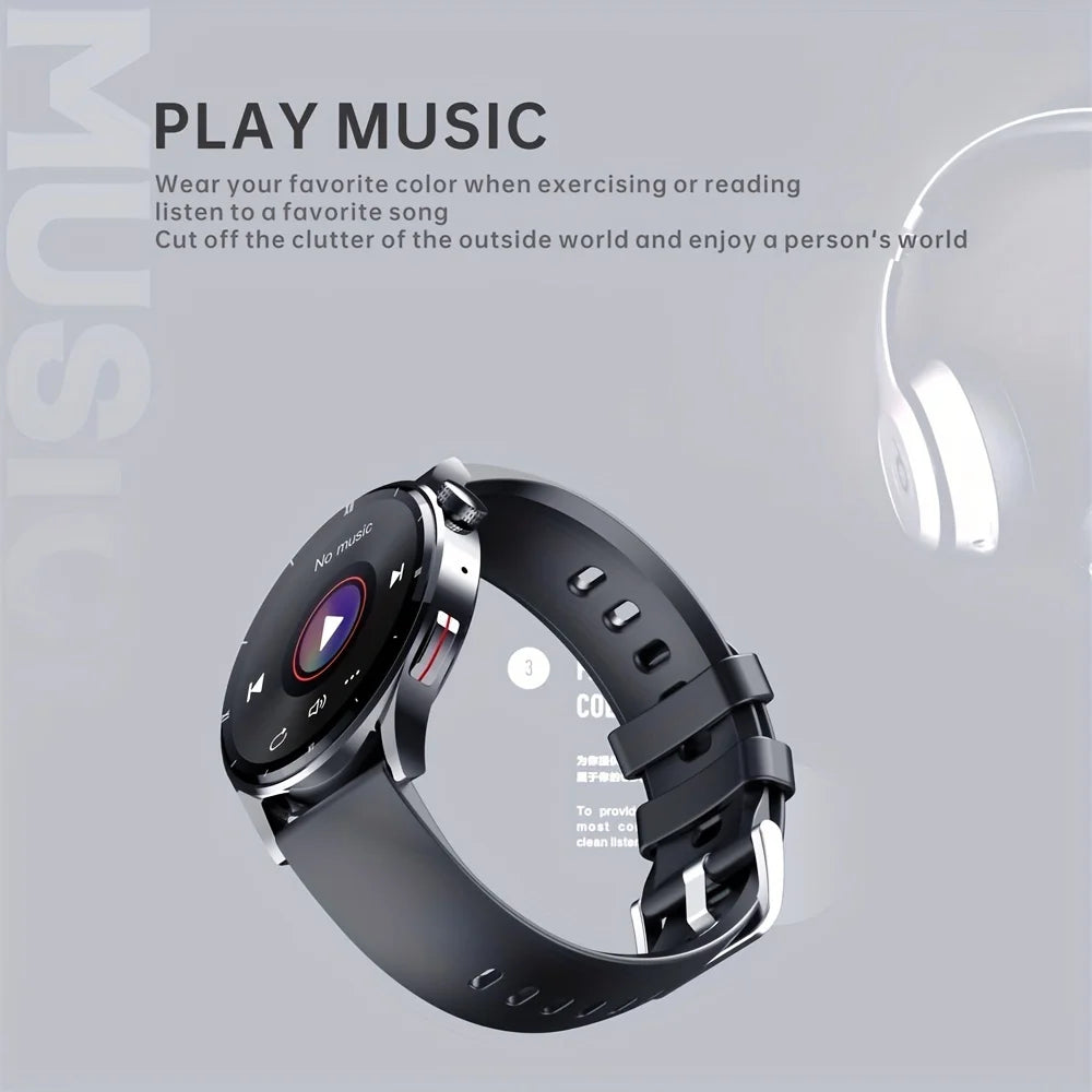 Body Temp Monitor Smartwatch for Women/ Men, 1.39'' HD Touch Screen/with Sleep Monitor/ IP67 Waterproof / 100+Sports/ SMS Alerts