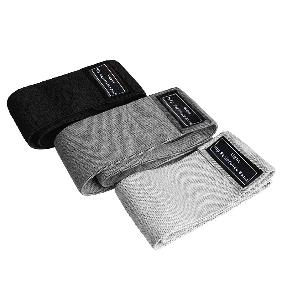 Glute Thigh Elastic Workout Bands Fabric Resistance Hip Booty Bands/Squat Circle Stretch Fitness Strips Loops Yoga Gym Equipment