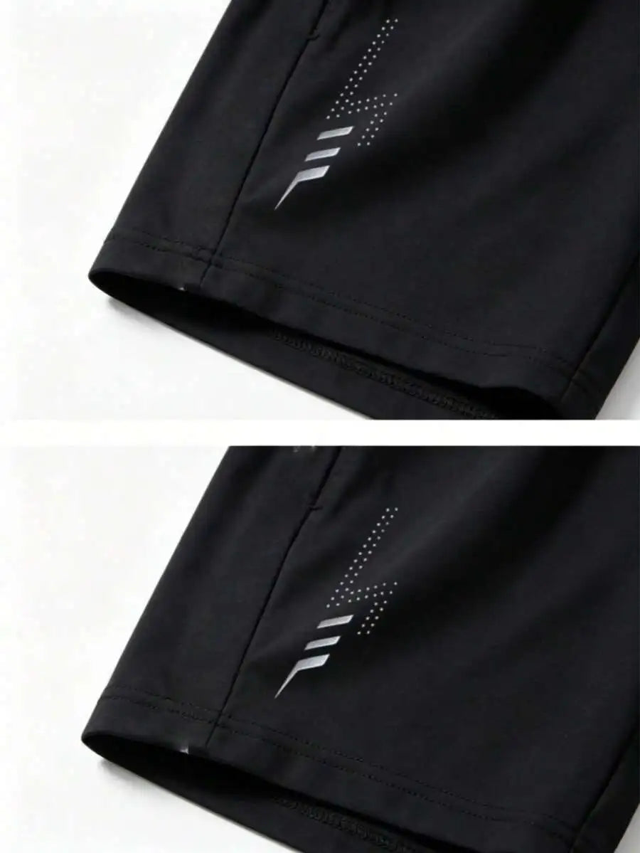 6pcs Men's Quick Dry Breathable Sports Shorts Ice Silk/Casual Athletic Shorts For Summer Gym Beach