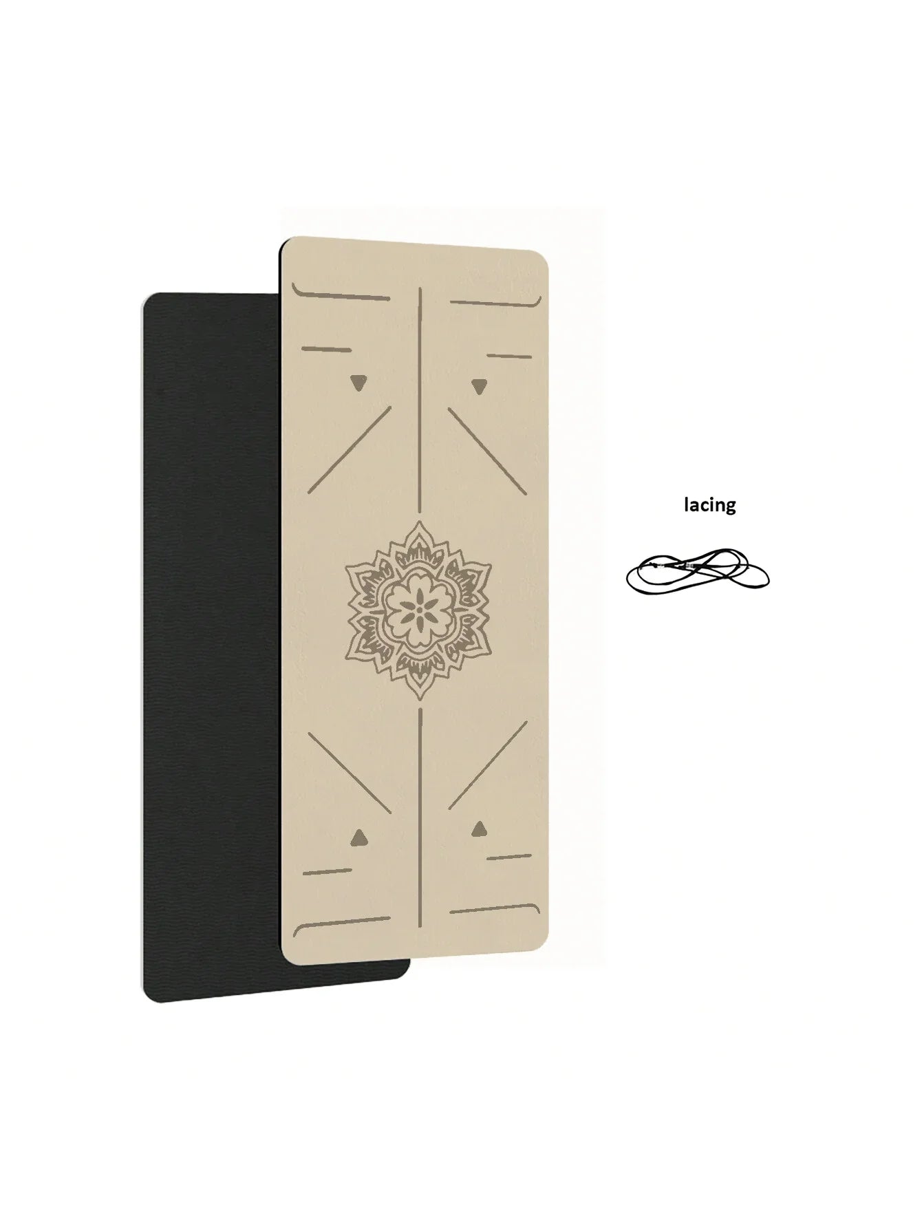 TPE Yoga mat home fitness/non-slip sports mat guide line Exercise Yoga Mats