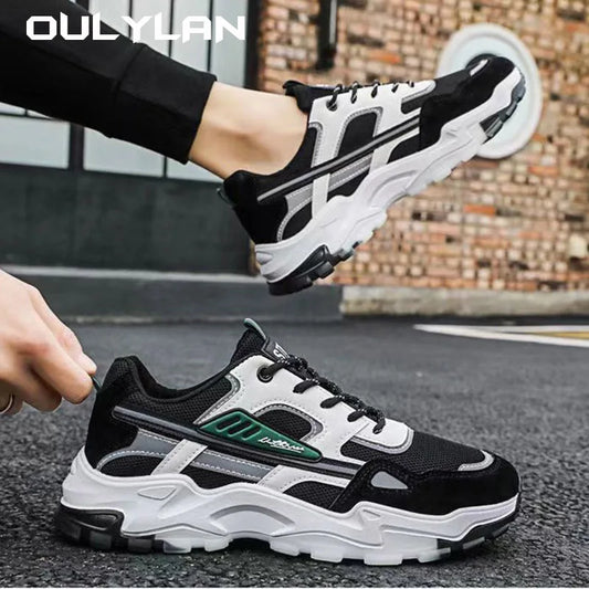 NEW Men's Breathable Mesh Running Sneakers Running Shoes/Outdoor Anti-skid Sports Running Shoes Men Sports Shoes