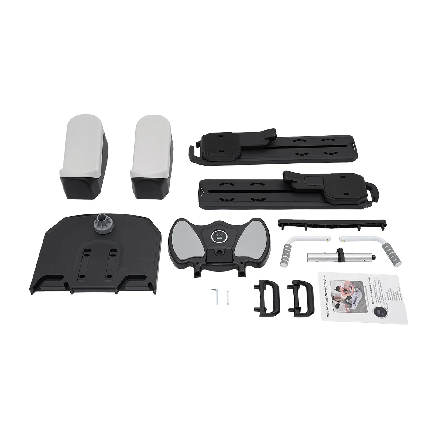 Multifunctional Full Body Trainer, 6-in-1 Core Strength Trainer/Leg Back Exerciser with Timer for Small Home Gym Work Out Machine