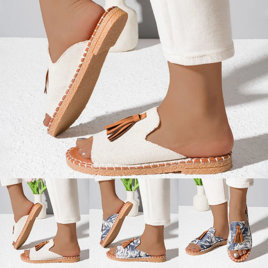 Summer Sandals Women 2024 New Women's Shoes/Fashion Casual Flat Bottom Trendy Non Slip Beach Shoes