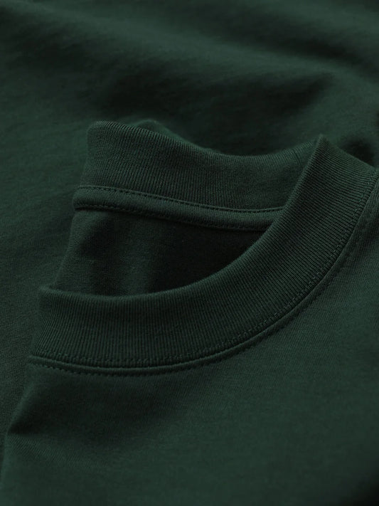 11.29oz 320Grams Heavy Cotton Weight Oversized Loose/Men T-shirt Solid Color Drop Shoulder Short Sleeve High Quality