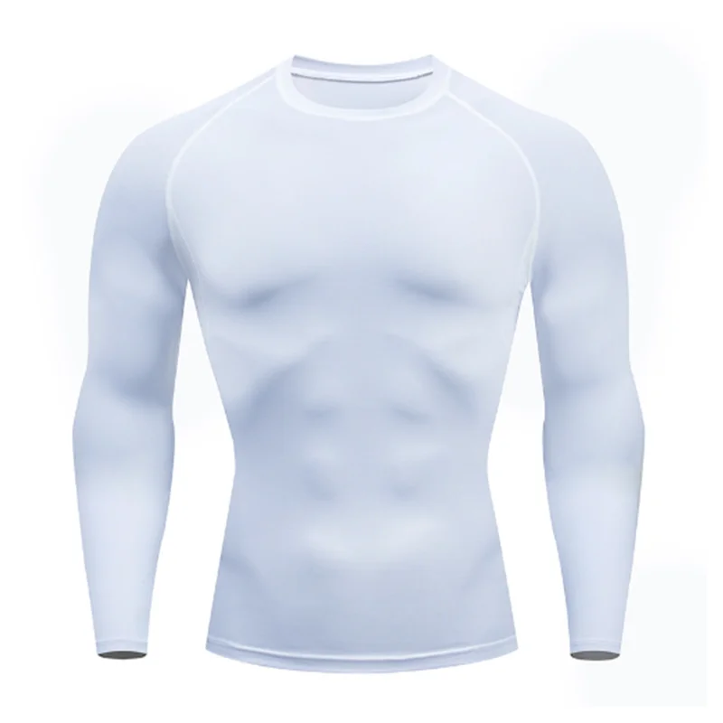 Men Compression Running T-Shirt Fitness Tight Long Sleeve Sport T-shirt/Training Jogging Shirts Gym Sportswear Quick Dry Clothes