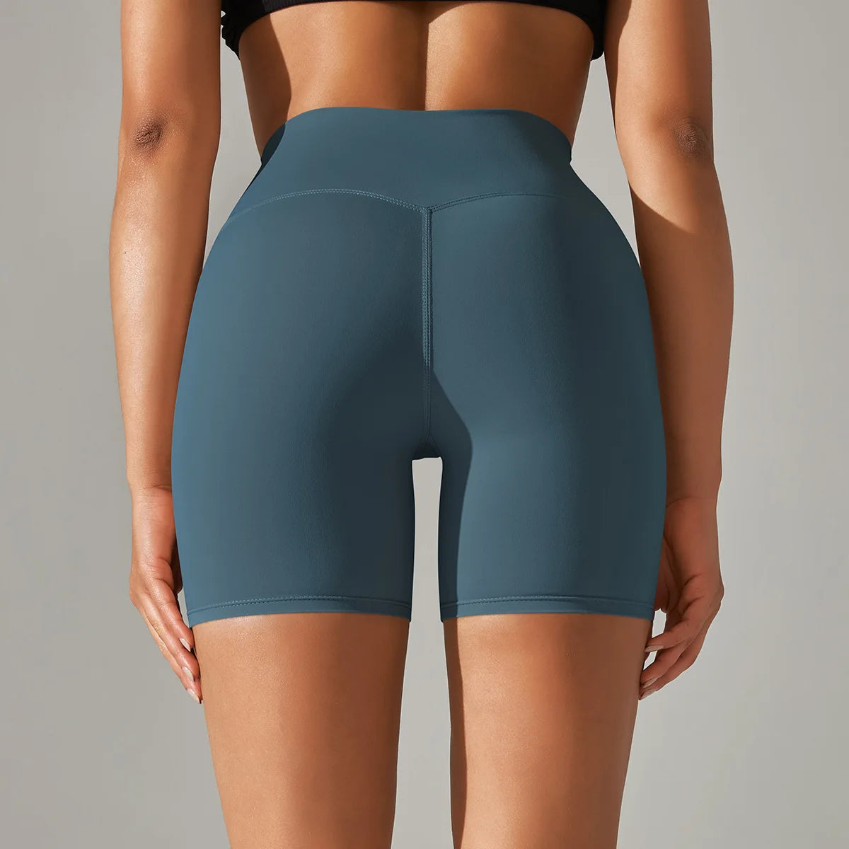 Women High Waist Breathable Yoga Fitness Shorts Stretch Sports Leggings/Running Cycling Summer Daily Workout Gym Athletic Shorts