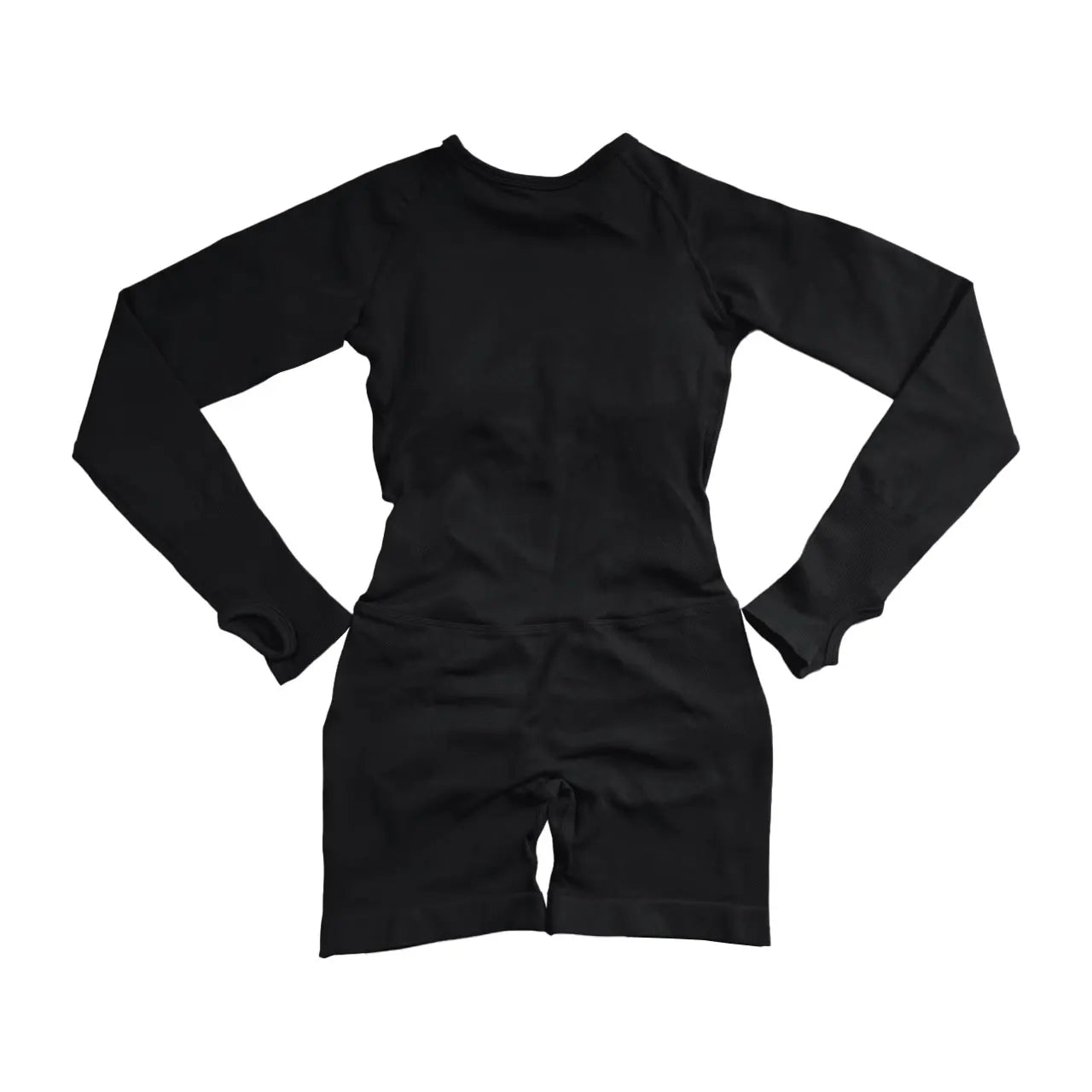 NCLAGEN Active Long Sleeve One Piece Women Seamless Yoga/Fitness Workout Short Jumpsuit Backless Set Gym Sportswear