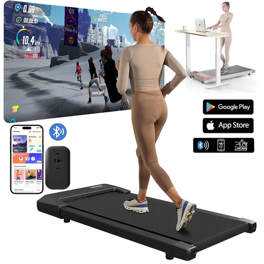 300lbs Treadmill for Home 2.5HP Treadmills Walking Pad/LCD Digital Data Display 2in1 Walking Running Fitness Exercise Machine