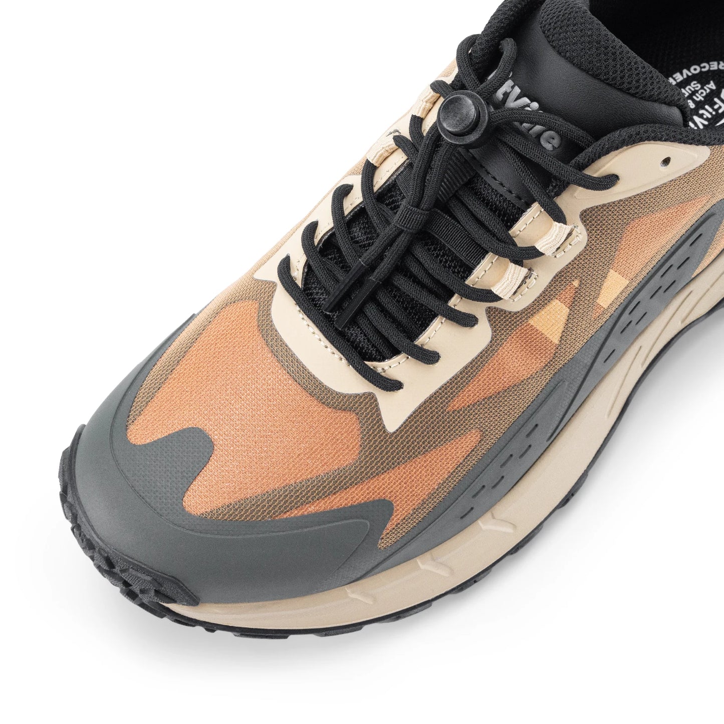 Fittington Wide Shoes For Man  Breathable Mesh Upper Sneakers/Non-Slip Trekking Hiking Walking Shoes With High Arch Support