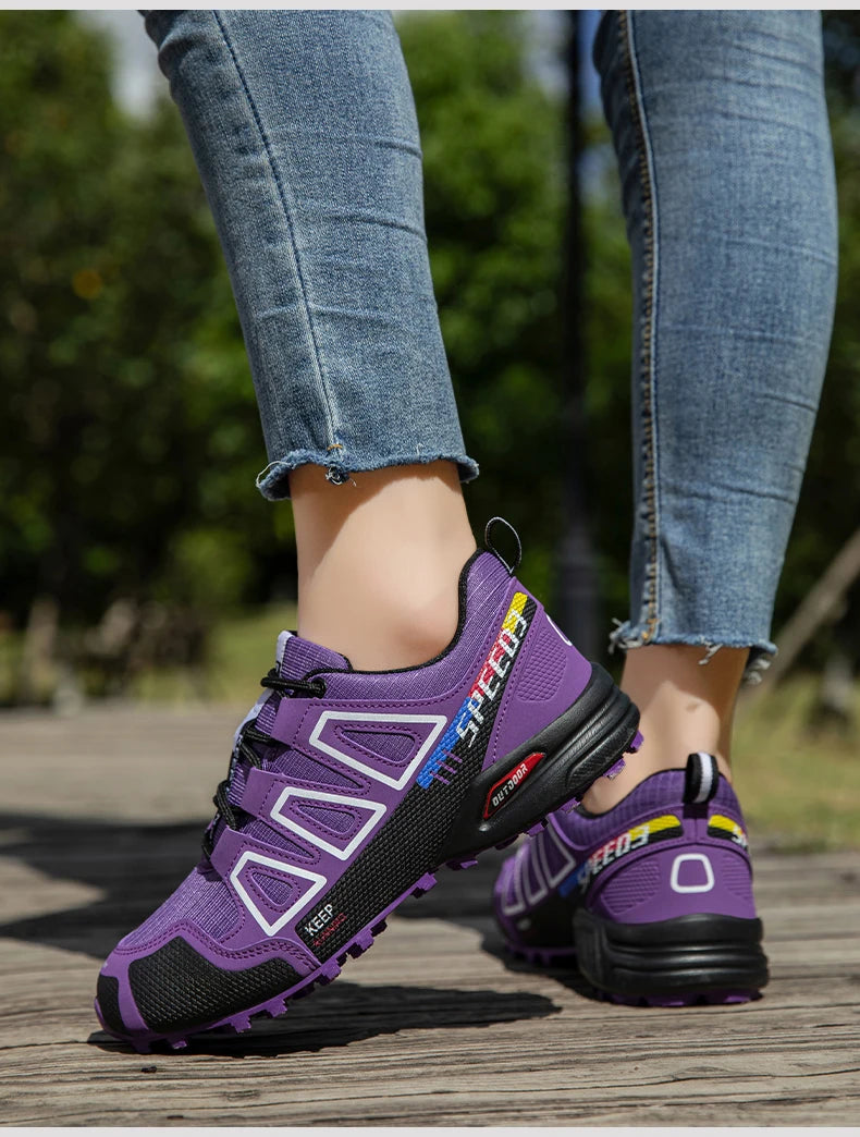 Women's Hiking Shoes Waterproof Outdoor Sports Shoes Women's Walking/Travel Sports Shoes Bicycle Sports Shoes Running Shoes