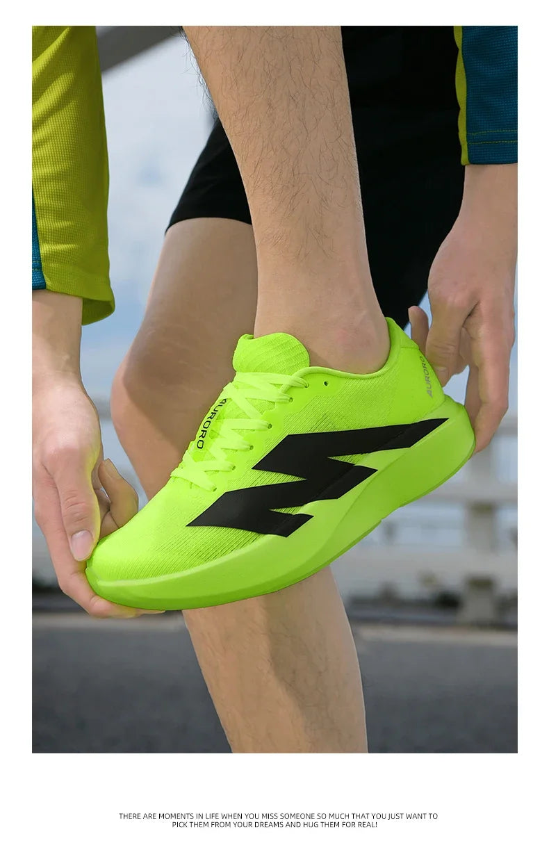 Men Ultra Light Running Shoes Breathable Athletic Sneakers/Shock Absorption Marathon Jogging Training Casual Sports Shoes for Men