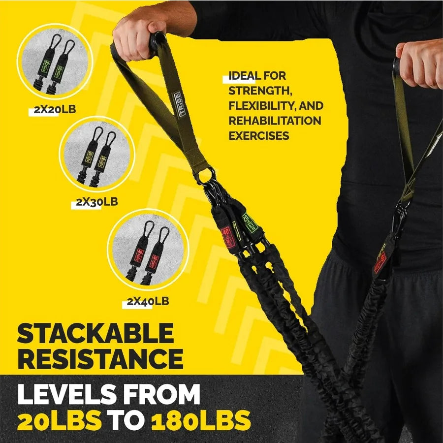 Tube Resistance Bands for Working Out Men and Women Exercise Bands/Resistance Bands Set Resistance Band Bar Handles