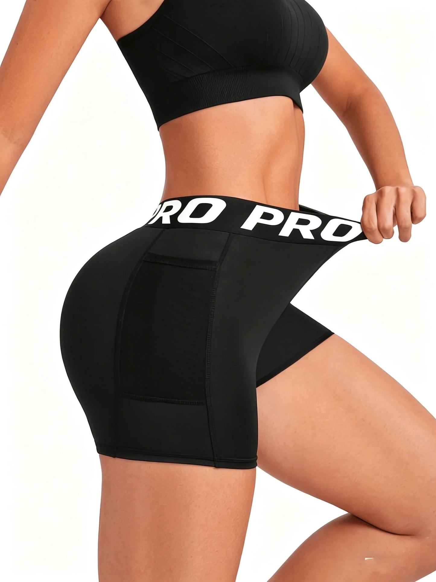 Spring/Summer Women's Activewear Fitness Yoga Shorts/Women's High Waist Butt Lift Tight Pants Ladies Peach Hip Cycling Shorts