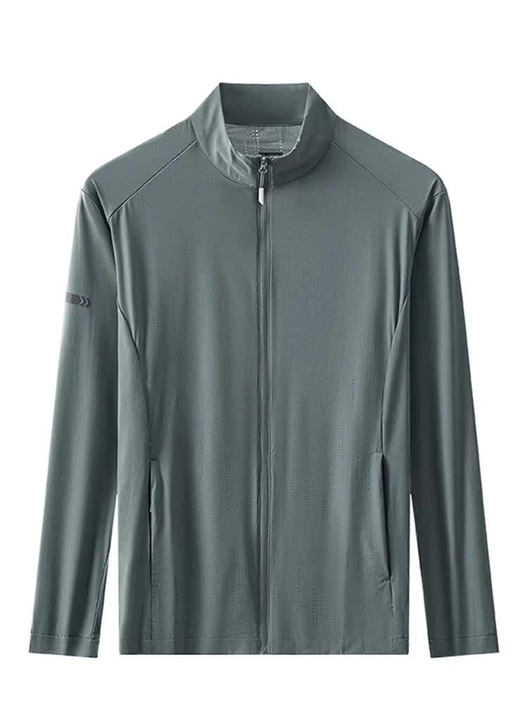 Summer Men's Jackets UV Blocking Skin Coats UPF40+ Sunscreen/Outdoor Clothing Sun Protection Thin Windbreakers Big Size 8XL
