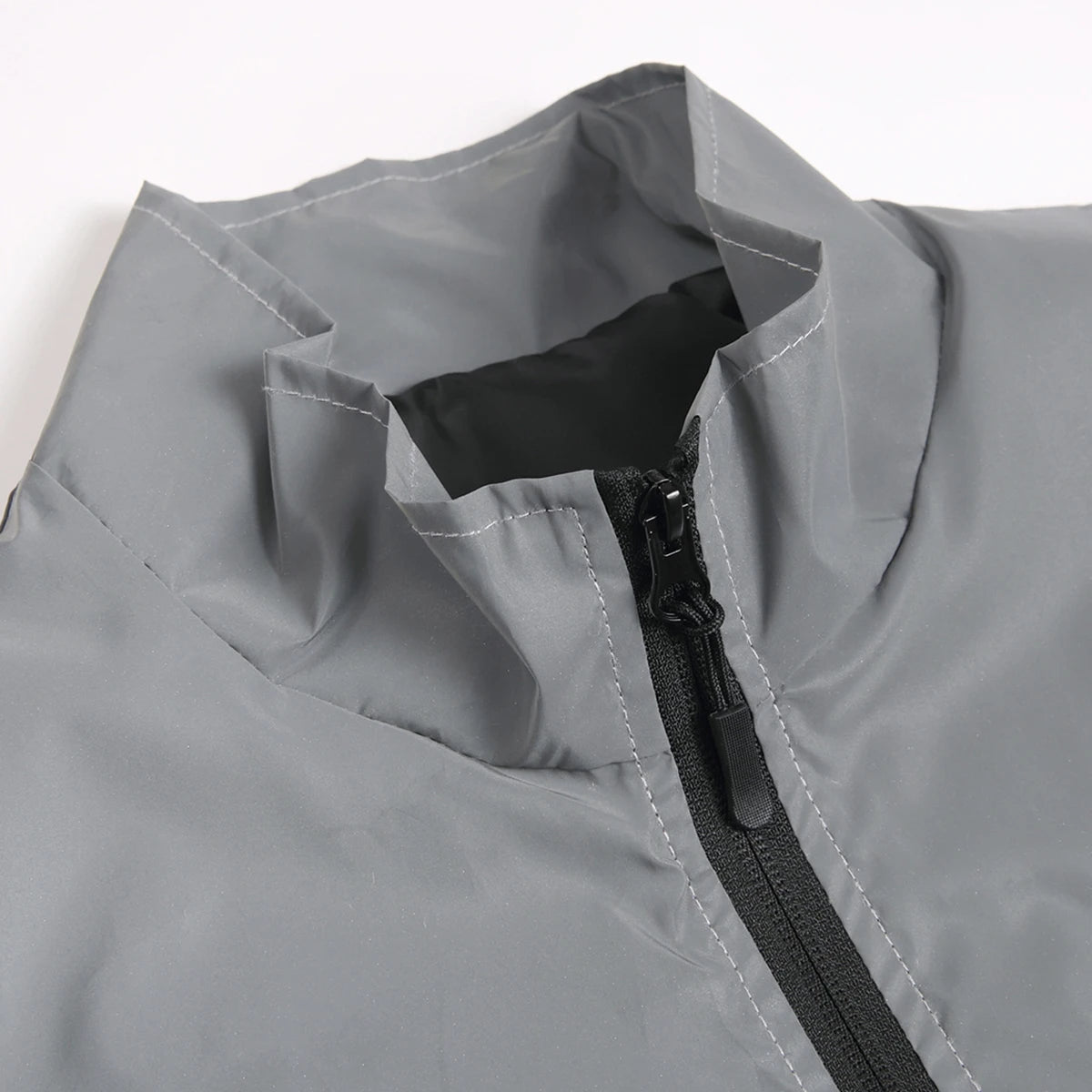 Spring New Men's Reflective Jacket Outdoor Night Running/Cycling Windproof Safety Bright Fashion Stand Collar Casual Coats