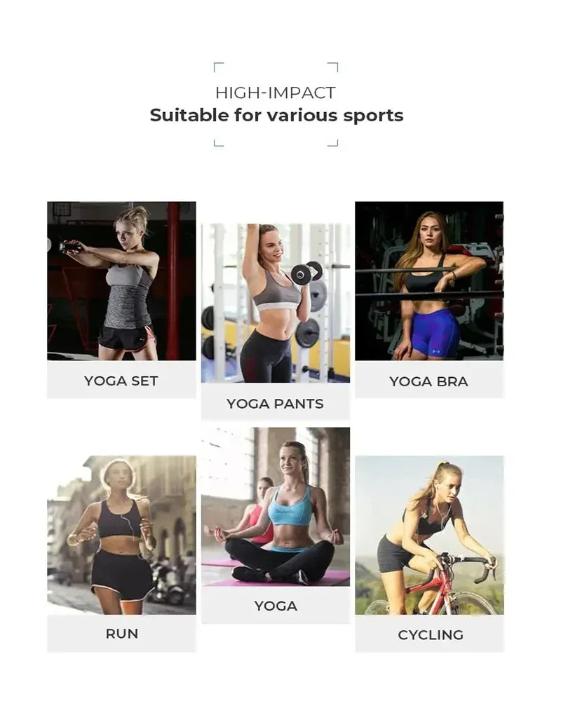 Solid color cross back sports bra quick drying shock-absorbing/Pilates yoga vest running and fitness bra