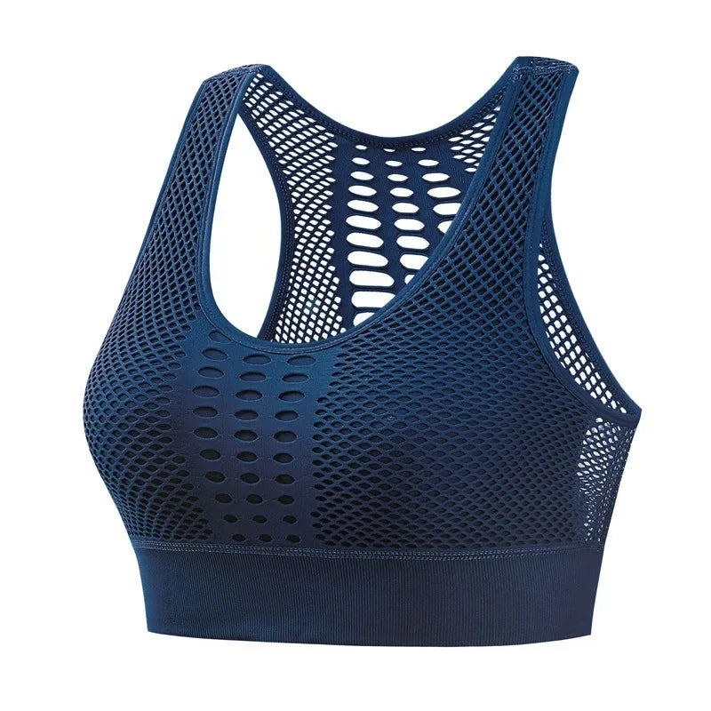 Hot Fitness Women's T-shirts Workout Sports Bra Yoga Vest Backless/Solid Quick Dry Running Gym Sport bra Yoga Shirts Tank Top