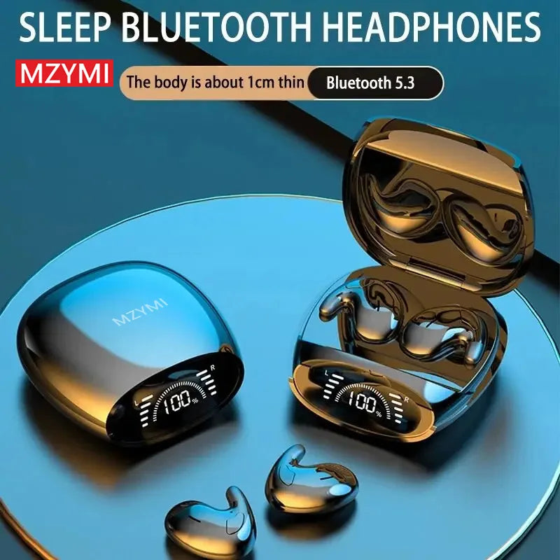 MZYMI Invisible Sleep Wireless Earphone MD528 TWS Bluetooth Earbuds/Noise Cancelling Headphones In Ear Sleeping Headset