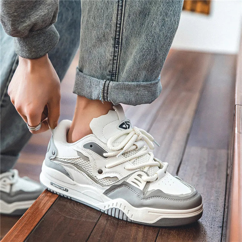 Men's shoes four seasons of the new style students/retro platform leisure sports shoes