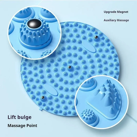 Foot Yoga Massage Acupressure Board Mat Muscle Relaxation Round Exercise Mat/Fitness Foot Training Acupuncture Physiotherapy