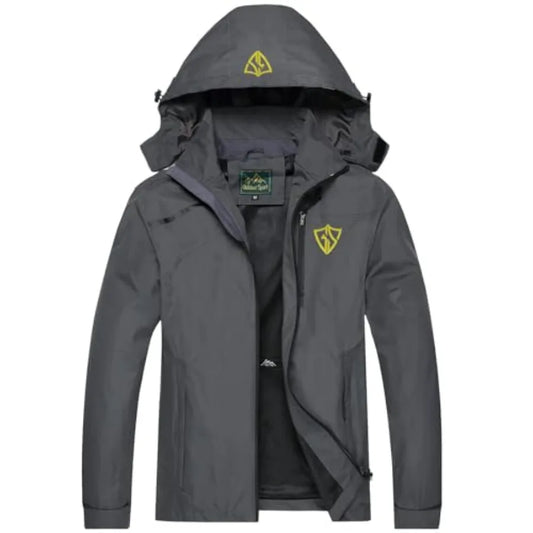 Men's Windproof Jacket Waterproof Lightweight Mountain/Sport Jacket for Men Hooded Windbreaker Raincoat