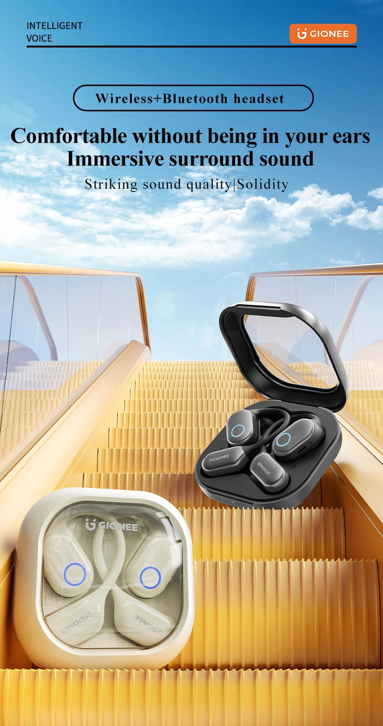 GIONEE S002 Original Wireless Bluetooth Headphones/ACS Panoramic Surround Earphones Noise Reduction Headset