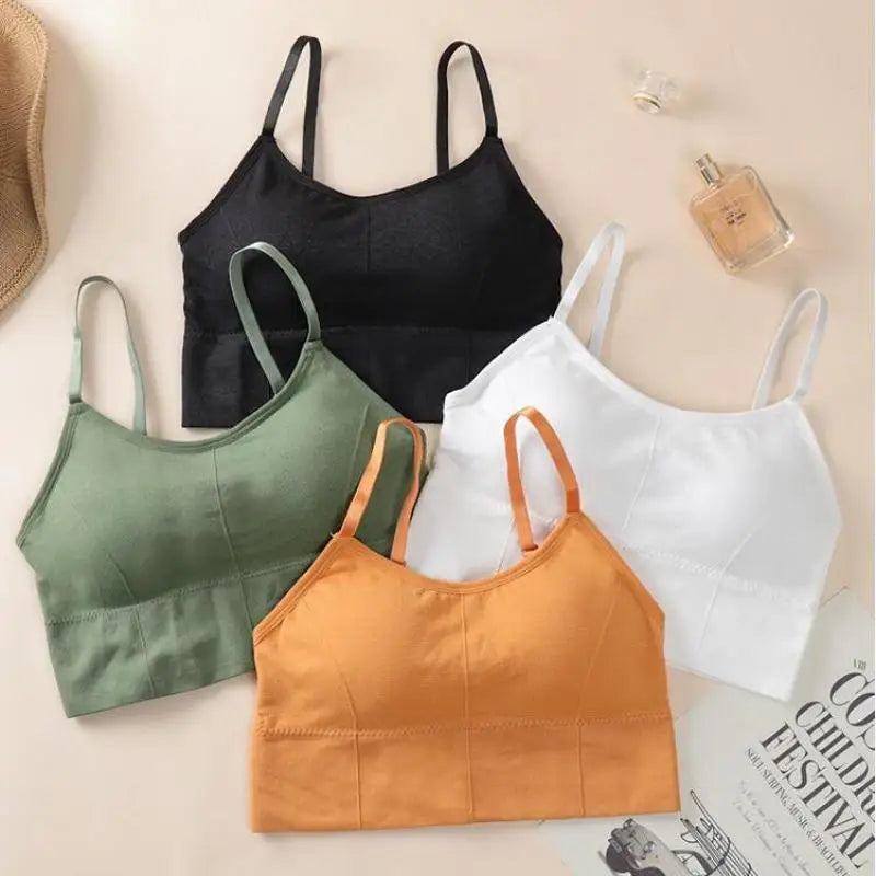 Seamless Bras Women Sports Bra Gym Running Push Up Bralette Padded/Vest Elastic Brassiere Women Fitness Gym Underwear Bra Top